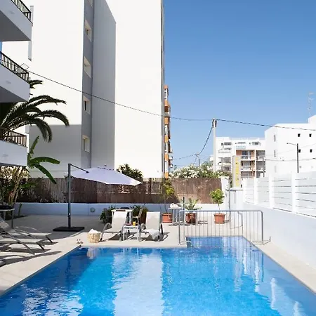 Apartamentos Vistamar II Playa d'en Bossa Exterior foto